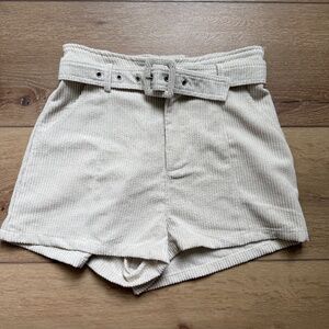 Altar'd State Women's Corduroy Belted Shorts